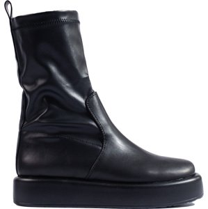 Čierne dámske členkové topánky JH22-2B Veľkosť: 40