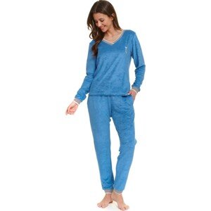 Doctor Nap Modré dlhé teplé pyžamo Veľkosť: XL