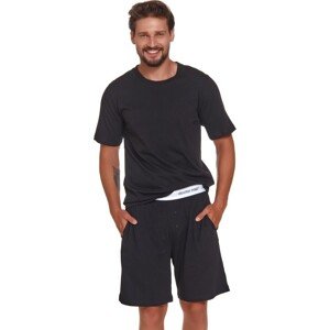 Čierne krátke pánske pyžamo Veľkosť: XL