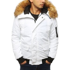 Pánska zimná bunda - biela tx2969 Veľkosť: M