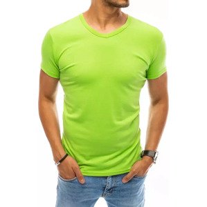 Zelené pánske tričko s výstrihom do V RX4556 Veľkosť: M