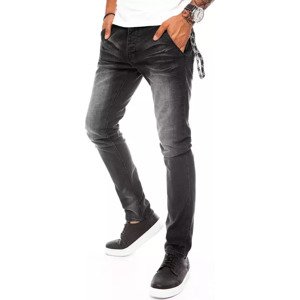 Čierne pánske džínsy s presvetlením UX3805 Veľkosť: 32