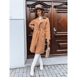Camel jesenný kabát na zaväzovanie NANCY TY3885 Veľkosť: XL