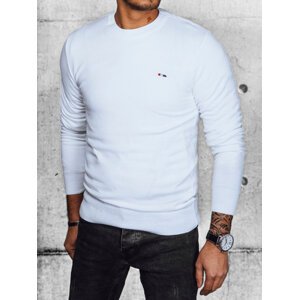 Biely sveter s drobnou výšivkou WX2159 Veľkosť: M