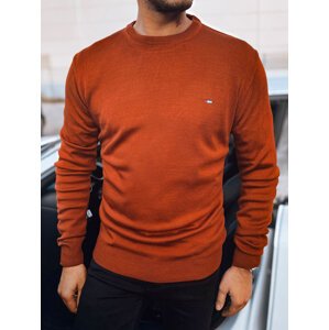 Tmavohnedý pánsky sveter WX2169 Veľkosť: 2XL
