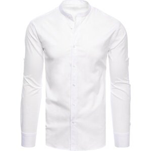 Biela pánska klasická košeľa DX2487 Veľkosť: L