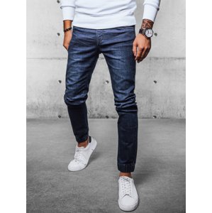 Tmavomodré pánske pohodlné džínsy UX4070 Veľkosť: 34