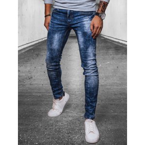 Tmavomodré pánske slim fit džínsy UX4079 Veľkosť: 36