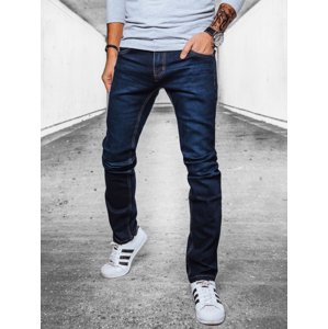 Tmavomodré pánske klasické džínsy UX4102 Veľkosť: 34
