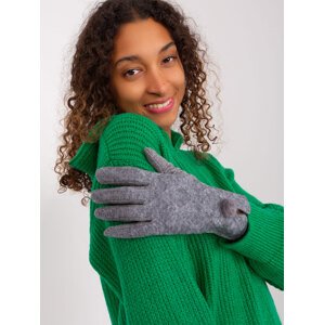 Tmavosivé zimné rukavice AT-RK-239506.98-dark grey Veľkosť: S/M