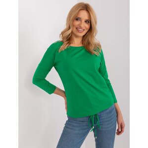 Zelené tričko s 3/4 rukávom RV-BZ-4691.49-green Veľkosť: XS