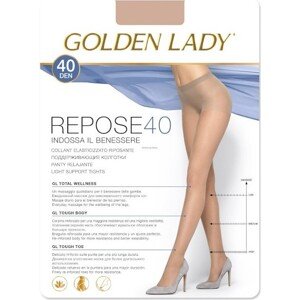 Priehľadné pančuchové nohavice Golden Lady Repose 40 den Veľkosť: 2XL, Barva: Hnědá