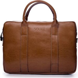 Hnedá pánska taška na notebook (SL20 VINTAGE BROWN) Veľkosť: ONE SIZE
