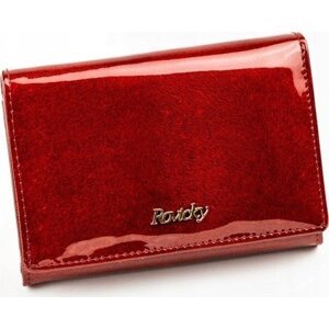Rovicky červená peňaženka s bielym odleskom RFID 8804-MIR Veľkosť: ONE SIZE