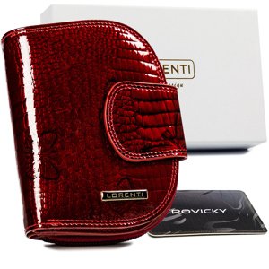 Lorenti Vínová peňaženka oblého tvaru S117 LT-07-RSBF-0043 RED Veľkosť: ONE SIZE