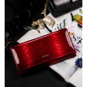 Lorenti Vínová peňaženka s trblietavým vzorom S092 72031-FTN-2888 RED Veľkosť: ONE SIZE