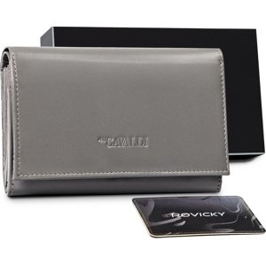 Cavaldi Klasická peňaženka z kože - sivá M354 [DH] RD-22-GCL-0887 GRAY Veľkosť: ONE SIZE