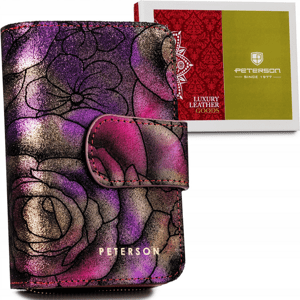 Peterson Vzorovaná dámska peňaženka - ružová Y128 425214-MD Veľkosť: ONE SIZE