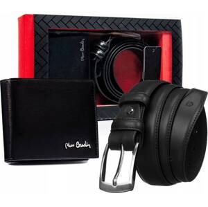 Pierre Cardin čierna pánska sada peňaženky a opasku I048 ZM-PC Veľkosť: ONE SIZE