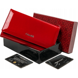4U Cavaldi červená lakovaná peňaženka M599 [DH] PX20-JMP Veľkosť: ONE SIZE