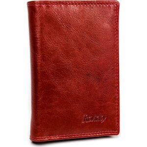 Rovicky® červená kožená peňaženka RFID V024 N1912-RVTK RED Veľkosť: ONE SIZE