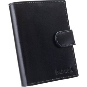 Rovicky pánska kožená čierna peňaženka Badura (N104L VT Badura BL) N104L VT BADURA BL Veľkosť: ONE SIZE