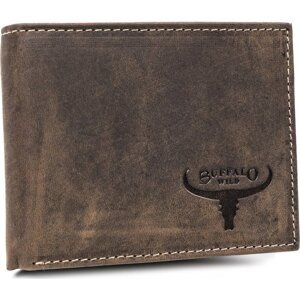 Buffalo Wild Hnedá pánska peňaženka - horizontálna E036 RM-05-HBW BROWN Veľkosť: ONE SIZE