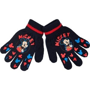 Mickey Mouse tmavomodré chlapčenské rukavice Veľkosť: ONE SIZE