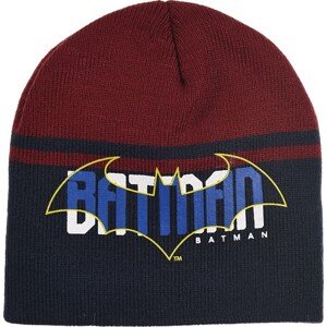Batman vínovo-modrá chlapčenská čiapka Veľkosť: 52