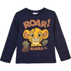 Tmavomodré chlapčenské tričko Disney The Lion King Veľkosť: 98