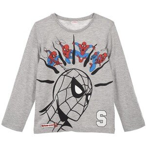 Spider-man sivé tričko s dlhým rukávom Veľkosť: 98