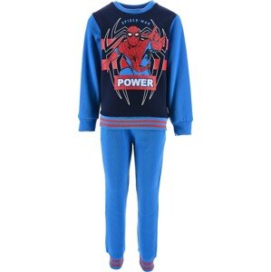 Marvel Spider modrá chlapčenská tepláková súprava Veľkosť: 104