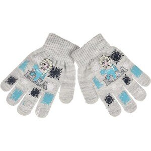 Frozen sivé dievčenské rukavice Veľkosť: ONE SIZE