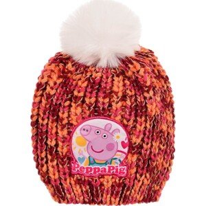 Peppa Pig oranžová dievčenská zimná čiapka Veľkosť: 54