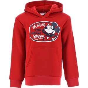 Disney Mickey Mouse červená detská mikina Veľkosť: 98