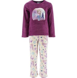 Frozen fialové fleecové dievčenské pyžamo Veľkosť: 104