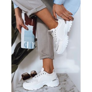 Biele sneakersy na platforme LIZZE ZY0458 Veľkosť: 41