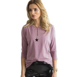 Tmavoružové dámske tričko RV-BZ-4661.59P-dark pink Veľkosť: S