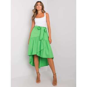 Zelená asymetrická sukne -CHA-SD-1036.77P-green Veľkosť: L/XL