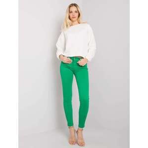 Svetlozelené dámske skinny nohavice RS-SP-77302.55P-green Veľkosť: 36