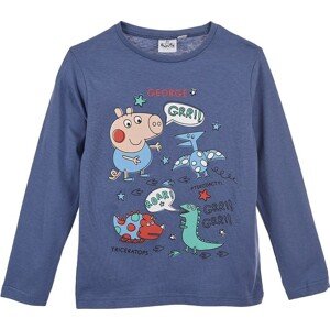 Peppa Pig modré chlapčenské tričko Veľkosť: 116