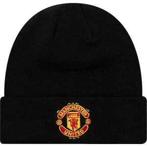 Čierna pánska čiapka New Era Core Cuff Beanie Manchester United FC Hat 11213215 Veľkosť: ONE SIZE