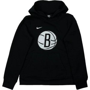 Čierna chlapčenská mikina Nike NBA Brooklyn Nets Fleece Hoodie EZ2B7BBMM-NYN Veľkosť: S