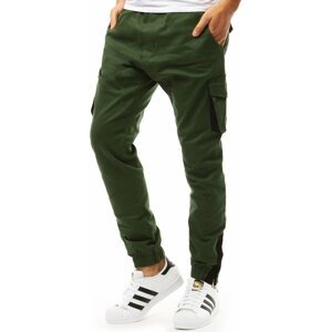 Pánske nohavice jogger zelené ux1916 Veľkosť: L