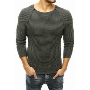 Antracitový pánsky sveter WX1660 Veľkosť: M