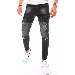 Čiernošedé kapsáčové džínsy UX3254 Veľkosť: 32