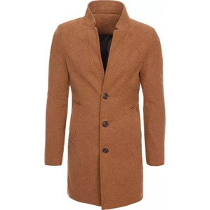 Hnedý pánsky dlhší kabát CX0426 Veľkosť: M