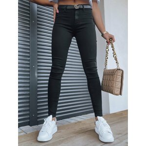 Čierne dámske skinny džínsy UY1326 Veľkosť: S