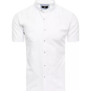 Biela košeľa s krátkym rukávom KX0998 Veľkosť: M