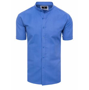 Modrá košeľa s krátkym rukávom KX1001 Veľkosť: 2XL